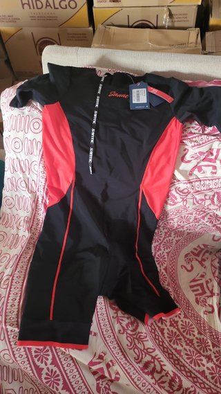 Traje de triatlón Santic acolchado Mujer