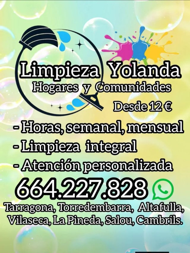 Limpieza profesional del hogar y comunidades