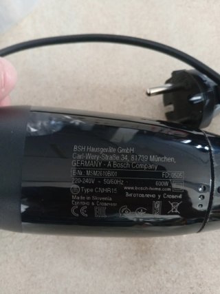 Batidora Bosch CleverMixx 600W