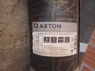 Rollo tela asfáltica AXTON 4kg FV-FP Granulado