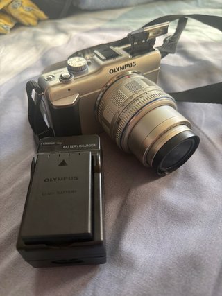 Cámara Olympus Plata Vintage