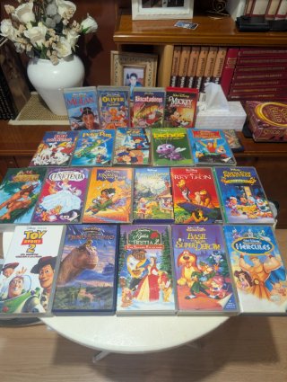 Lote Películas Disney Clásicas VHS