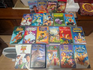 Lote Películas Disney Clásicas VHS