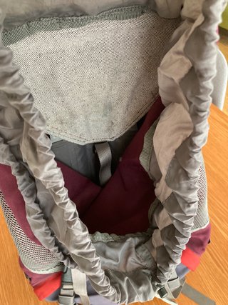 Mochila Ferrino 50 Limit Roja y Burdeos Vintage