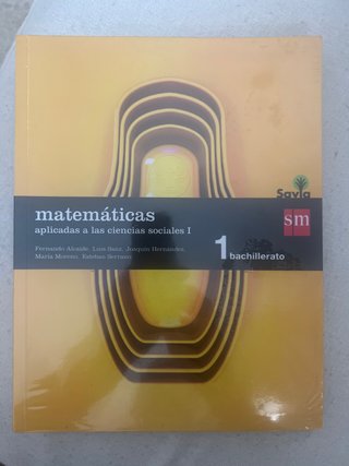 Matemáticas aplicadas a las ciencias sociales I...