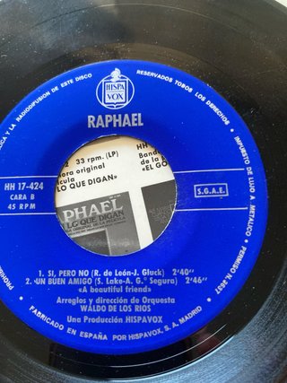 Raphael - Balada de la Trompeta Single
