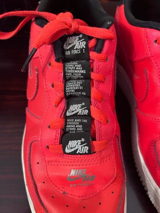 Zapatillas Nike Air Force 1 Rojo anaranjado