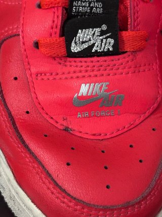 Zapatillas Nike Air Force 1 Rojo anaranjado