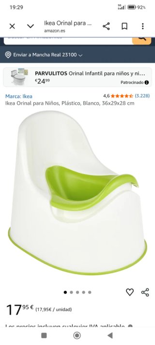 Orinal infantil Ikea