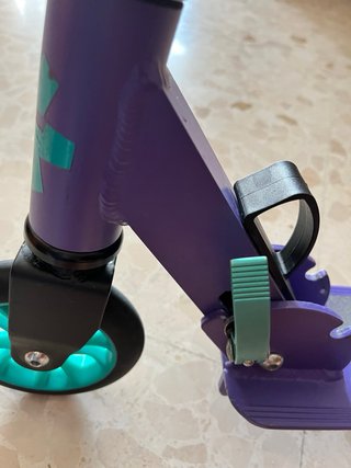 Patinete Plegable Morado y Turquesa