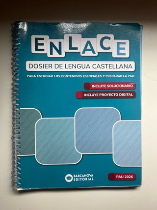 Llibre Castellà Enlace preparació Pau ed Barcanova