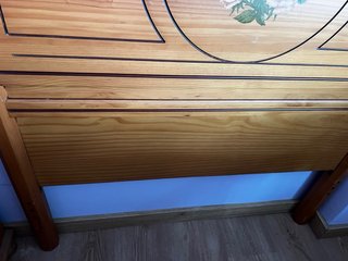 2 Cabeceros 90cm + Mesita Madera