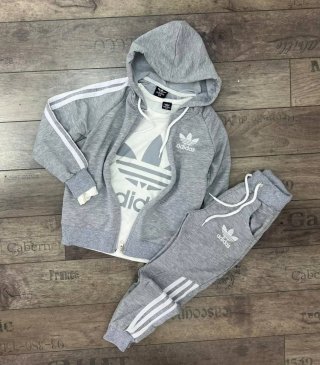Conjunto Adidas niño azul