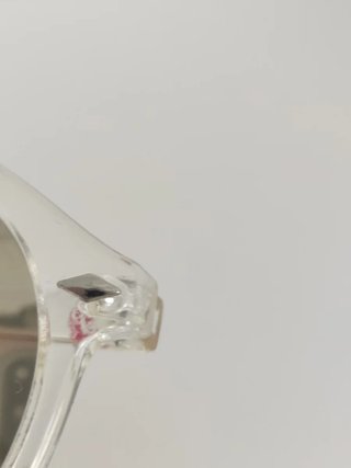 Gafas de sol efecto espejo transparente