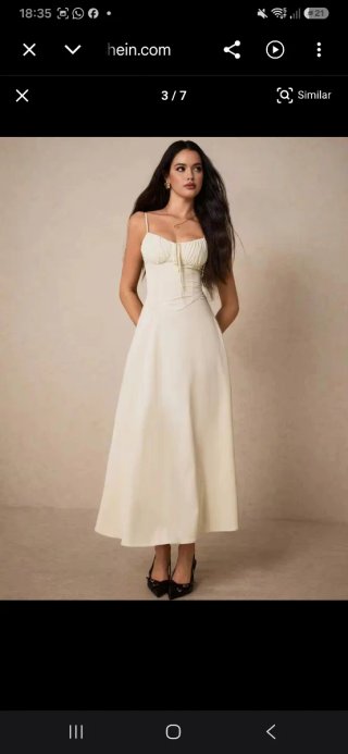 Vestido rosa Shein Talla S