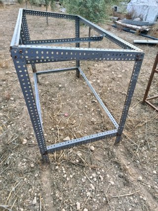 Mesa de trabajo metálica para bricolaje