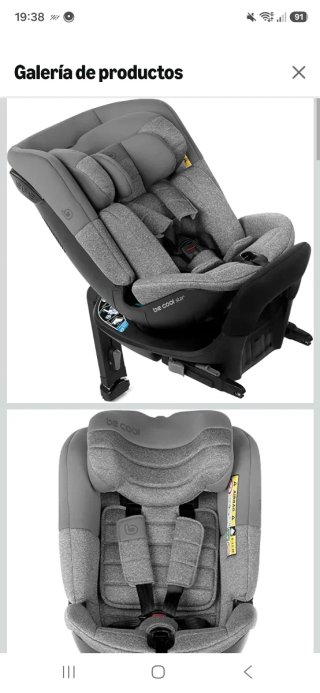 Silla de coche Be Cool Star gris