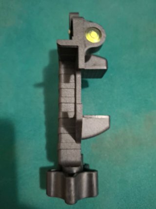 Receptor de nivel láser giratorio.