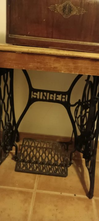Máquina de coser SINGER 15K de 1921