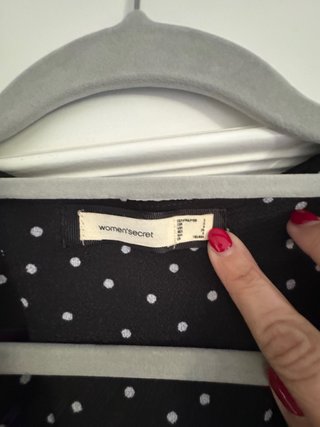Mono largo estampado lunares