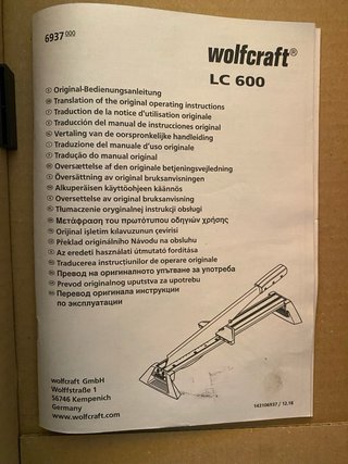 Cortador de suelo laminado Wolfcraft LC 600