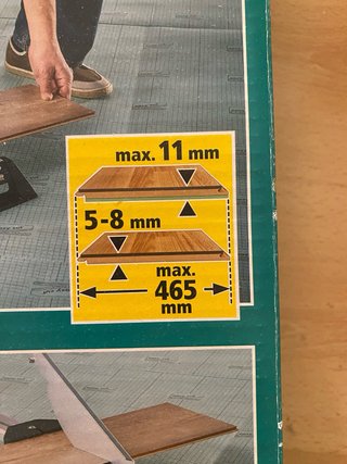 Cortador de suelo laminado Wolfcraft LC 600