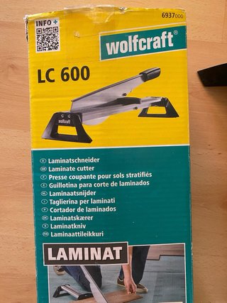 Cortador de suelo laminado Wolfcraft LC 600
