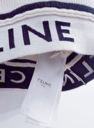 Crop top righe Celine