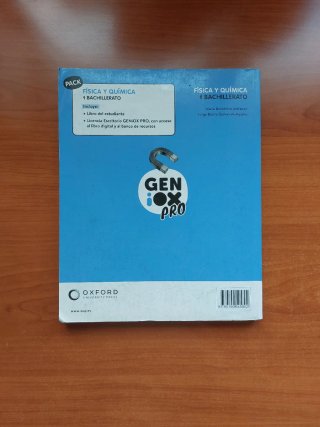 Libro Física y Química 1°Bachillerato Oxford