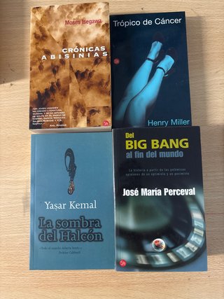 Libros bolsillo, Novela y literatura clásica. auto