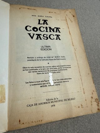 La cocina vasca