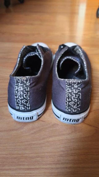 Zapatillas Mustang Tela Gris Talla 35