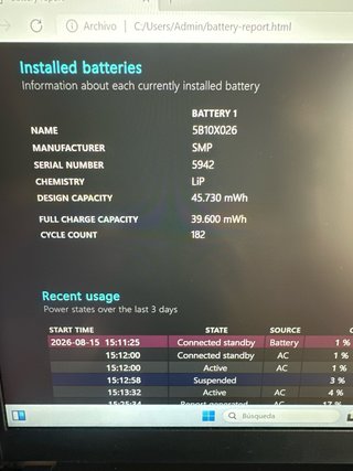Lenovo Thinkpad E14 Intel Core i5 (golpe esquina)