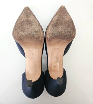 Scarpe Zocal t-bar tessuto blu tg. 38