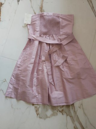 Abito in seta shantung rosa