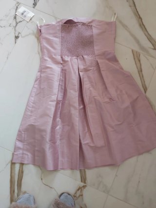 Abito in seta shantung rosa