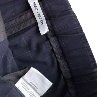 Norse Projects Pantaloni Donna a Quadri XS