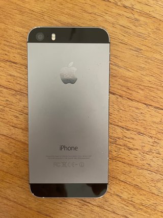 iPhone 5s Plata/Negro Como Nuevo