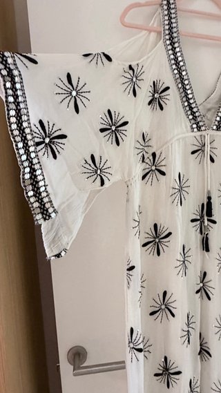 Vestido Maxi Bordado Ruby Yaya XL