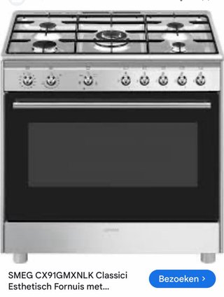 Cocina Smeg CX91GMXNLK Acero Inoxidable