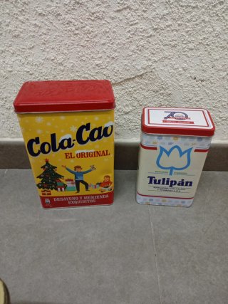 Lote 15 Cajas Metálicas Decoradas