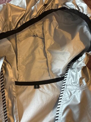 Chaqueta ciclismo FORBEMK plateada Talla S