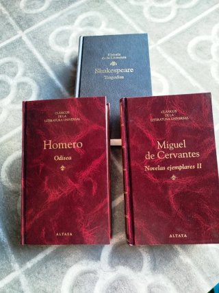 Tres libros de literatura Los tres por 5€