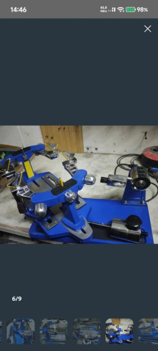 Máquina encordar raquetas tenis