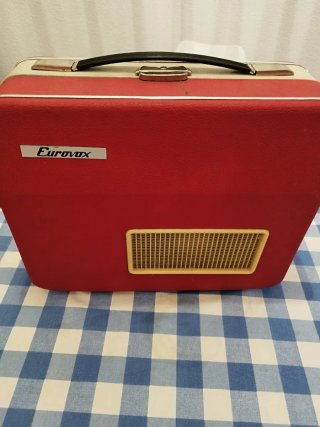 Tocadiscos Maleta Vintage Eurovox 505S FUNCIONA