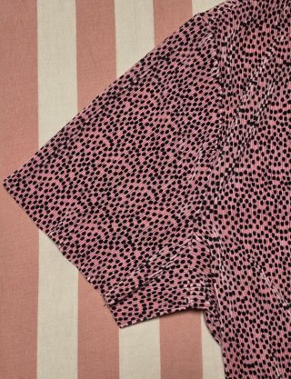 Blusa rosa lunares negros Pull&Bear