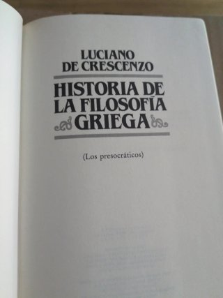 Historia De La Filosofía Griega.