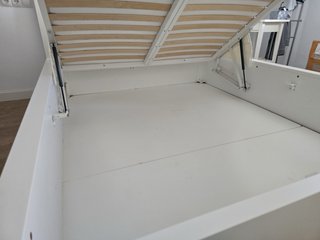 Cama Doble Ikea con Arcón