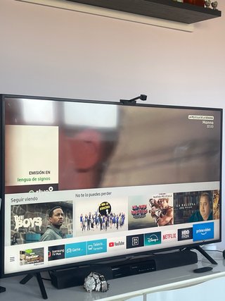 Televisión Samsung 55 pulgadas Negra 4K