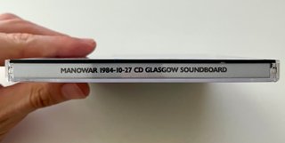 Manowar, Glasgow 27.10.1984 (CDr, NO OFICIAL)